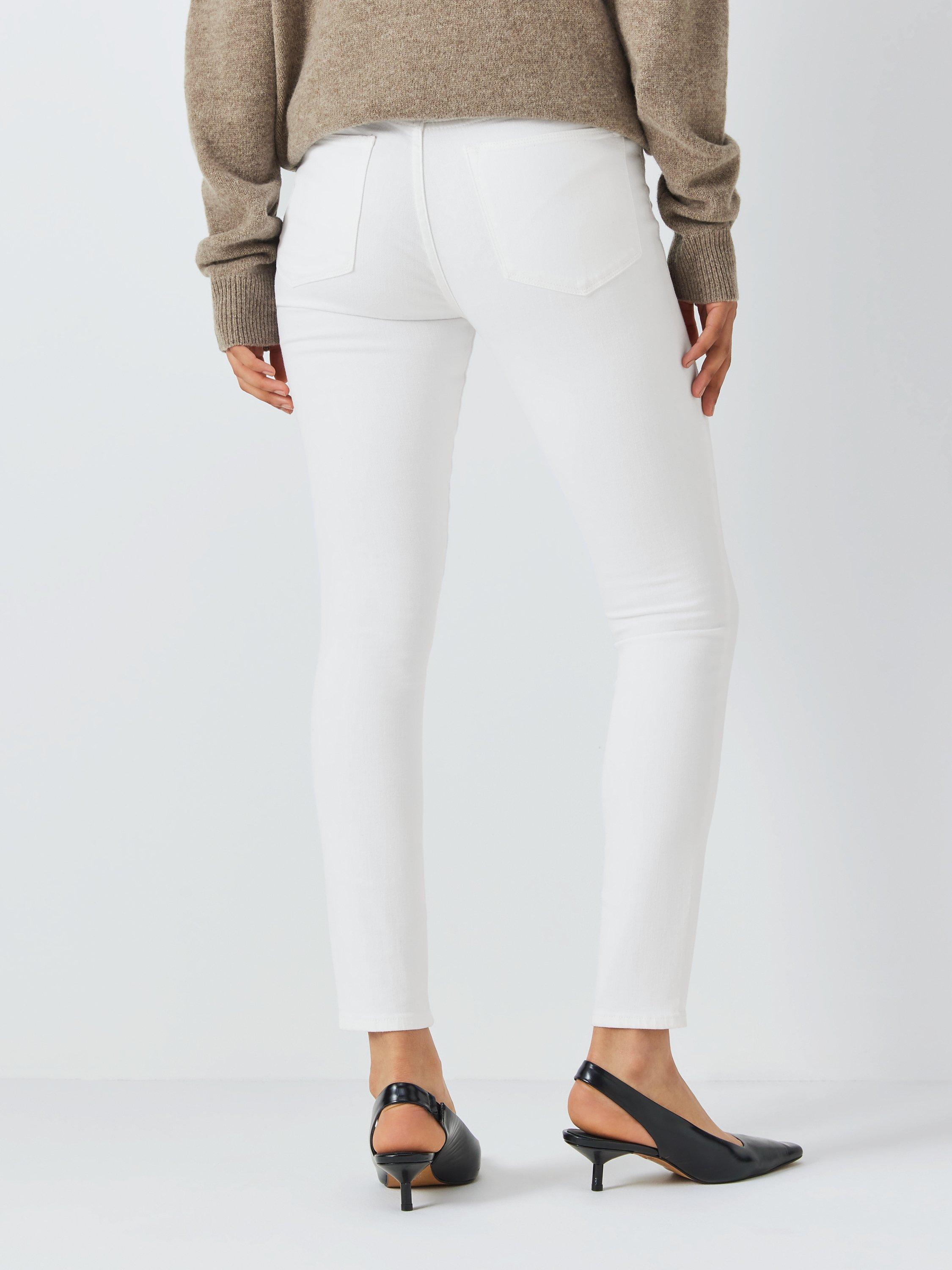 Product image 2 of 6, which shows FRAME Le High Skinny Jeans, Blanc, 28