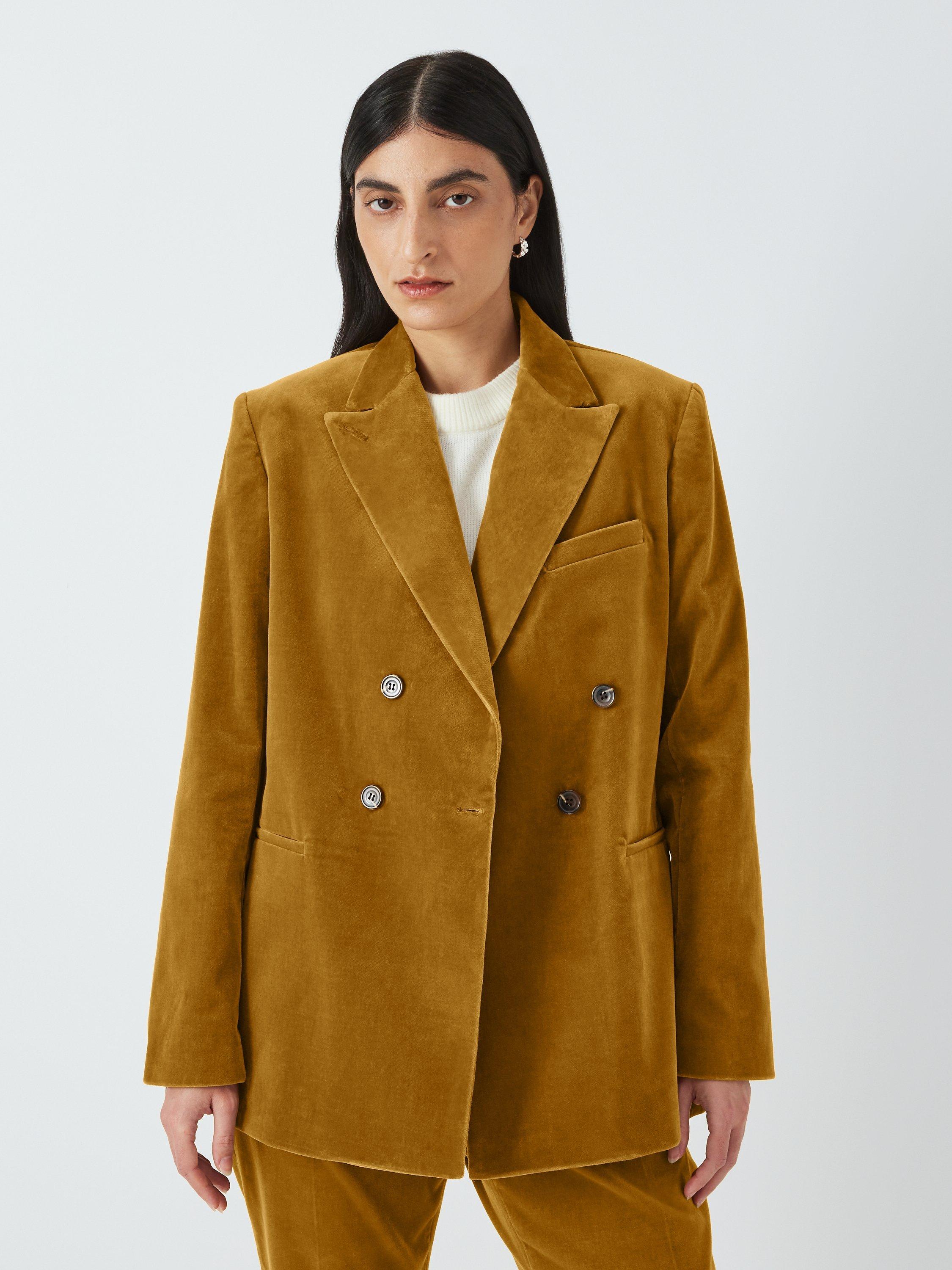 SOEUR Janis Smooth Velvet Jacket, Bronze £375.00