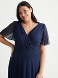 Scarlett & Jo Isabelle Plain Maxi Dress, Navy