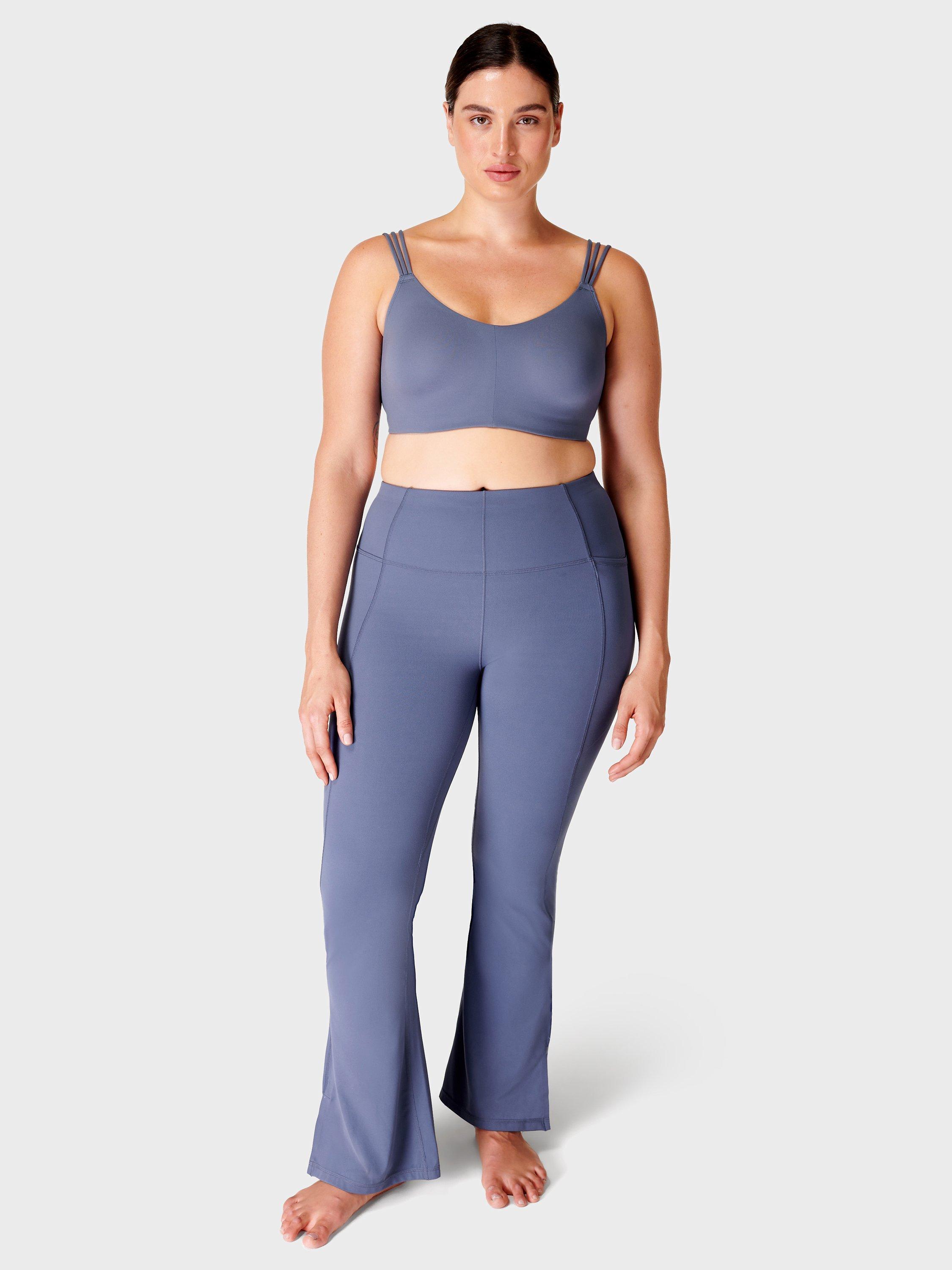 Sweaty Betty Oh So Soft Yoga Sports Bra, Endless Blue, XXS