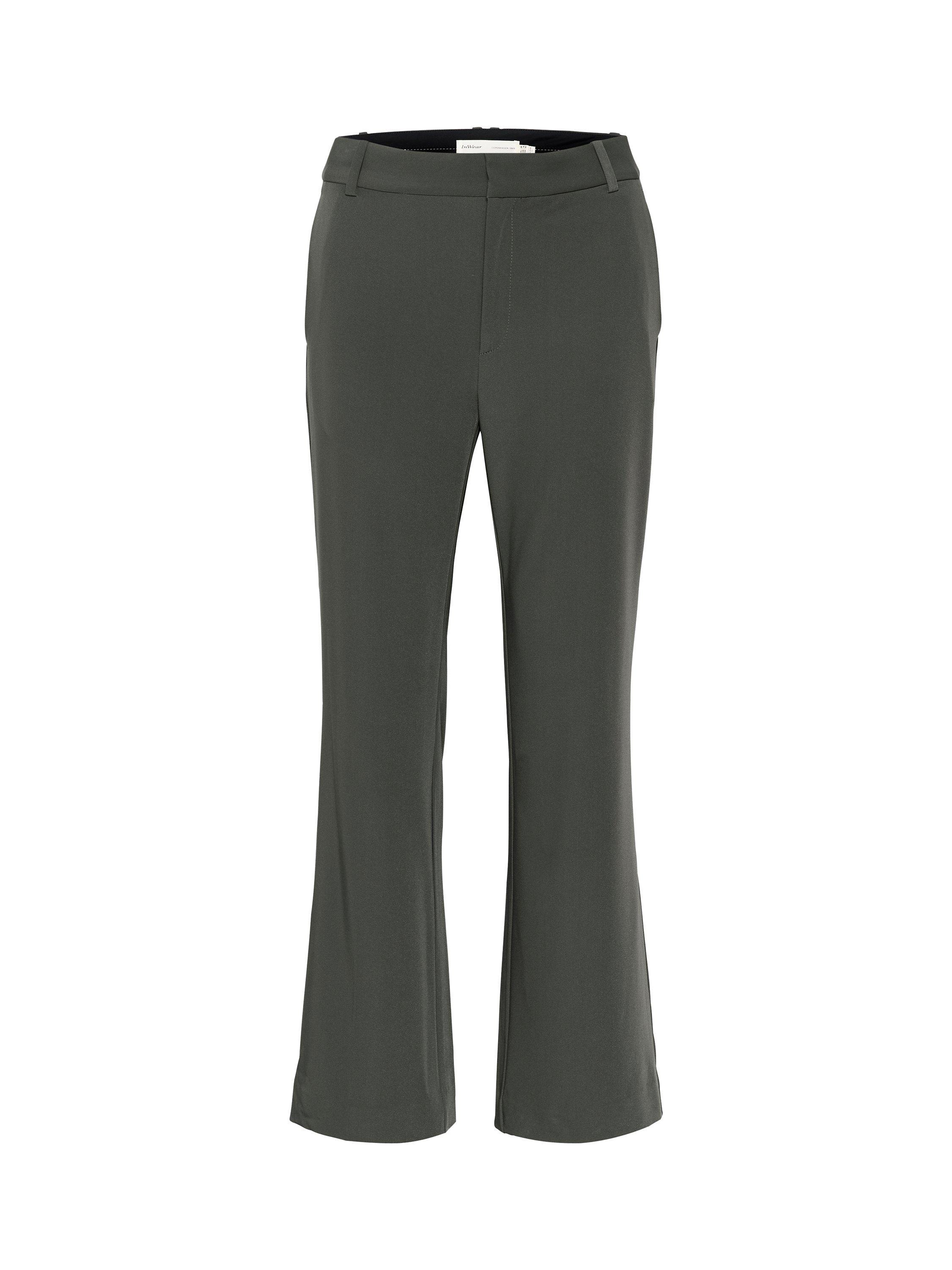 InWear Veta Bootcut Trousers, Dark Beetle