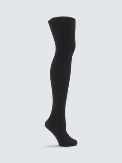 John Lewis 130 Denier Velvet Touch Tights, Black