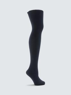 John Lewis 130 Denier Velvet Touch Tights, Navy