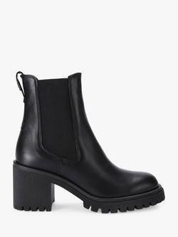 Carvela Mega Leather Ankle Boots, Black