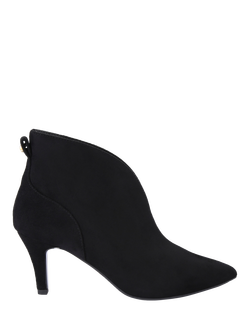 Carvela Flute Heeled Shoe Boots, Black