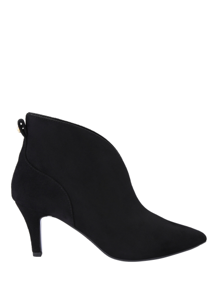 Carvela Flute Heeled Shoe Boots, Black