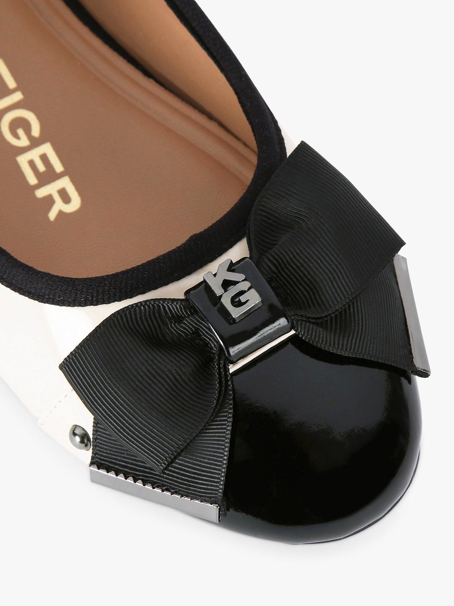 Product image 3 of 3, which shows KG Kurt Geiger Megan Ballet Pumps, Natural Putty, 3