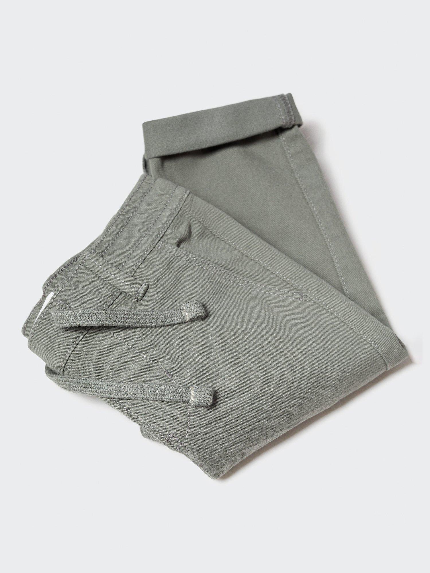 Product image 4 of 4, which shows Mango Baby Elastic-waist Straight Trousers, Grey, 18-24 months