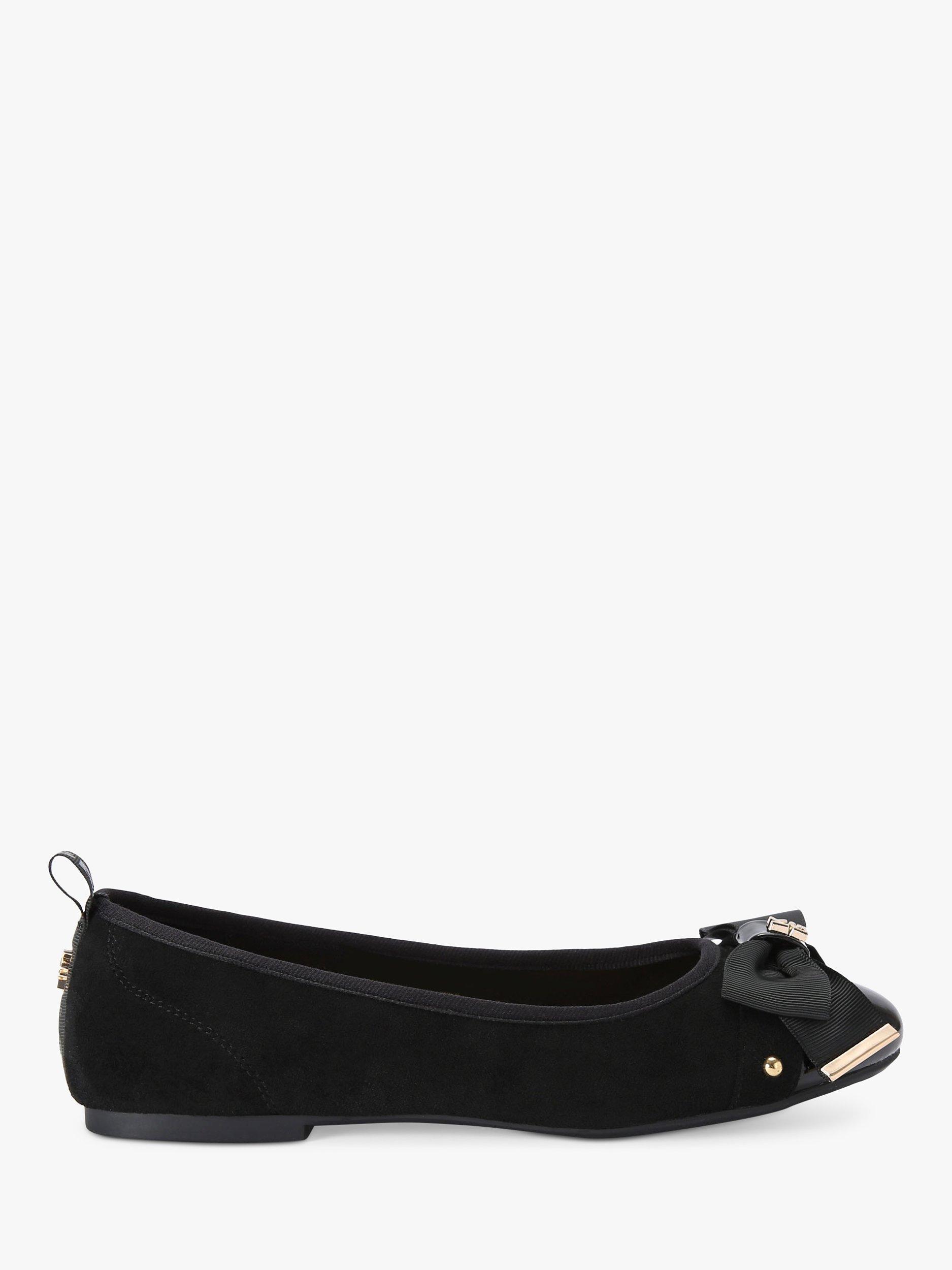 Product image 1 of 4, which shows KG Kurt Geiger Megan Ballet Pumps, Black, 7