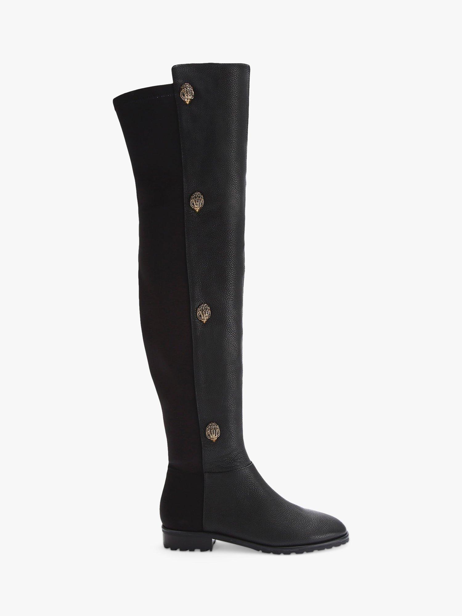 Black knee high boots kurt geiger best sale