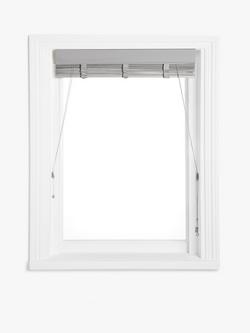 John Lewis Wood Venetian Blind, 50mm Slats - view 2, Light Grey