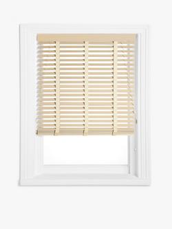 John Lewis Wood Venetian Blind, 50mm Slats, Light Oak