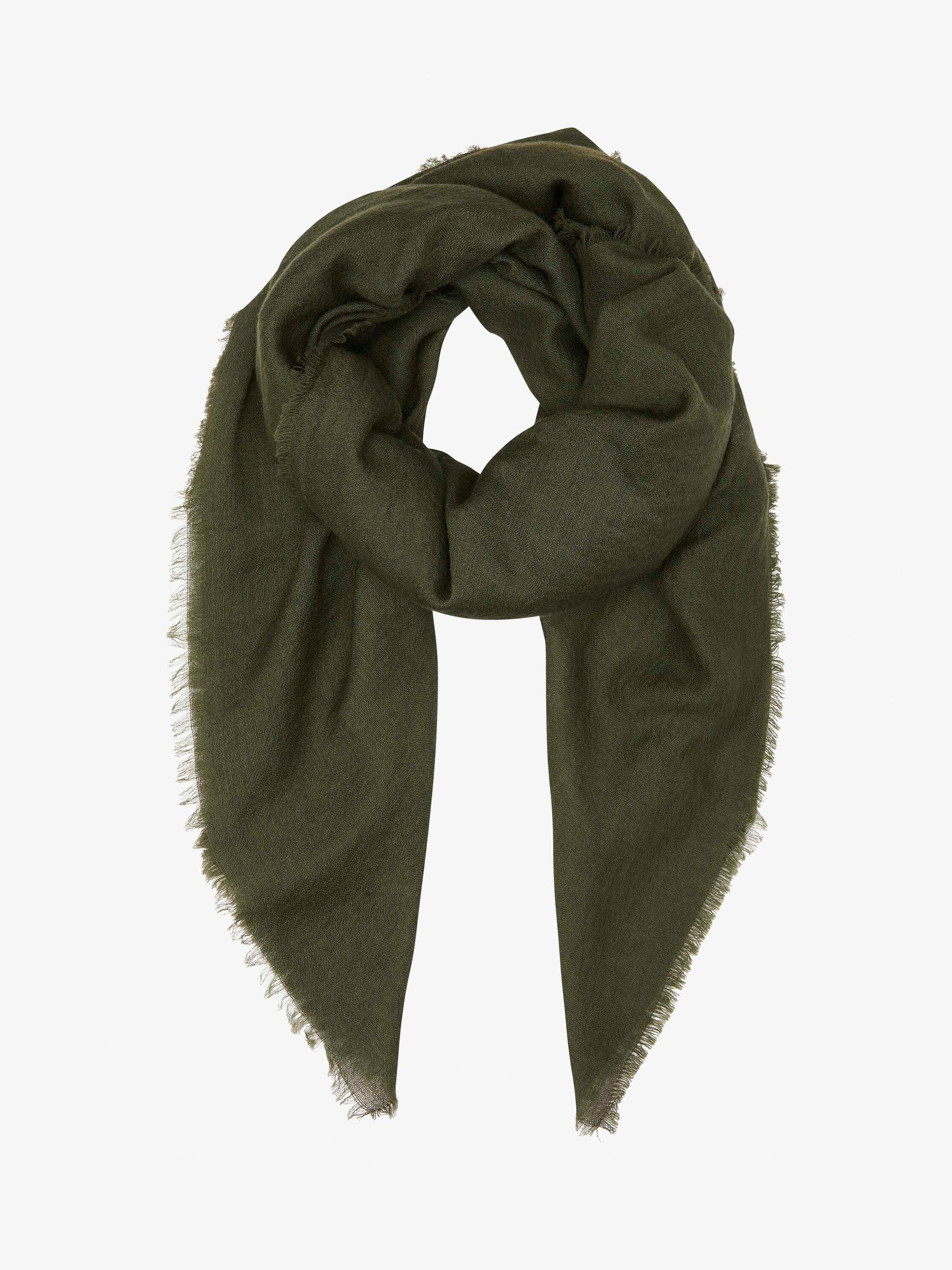 Product image 3 of 3, which shows Unmade Copenhagen Ekka Wool Scarf, Forest Night, One Size
