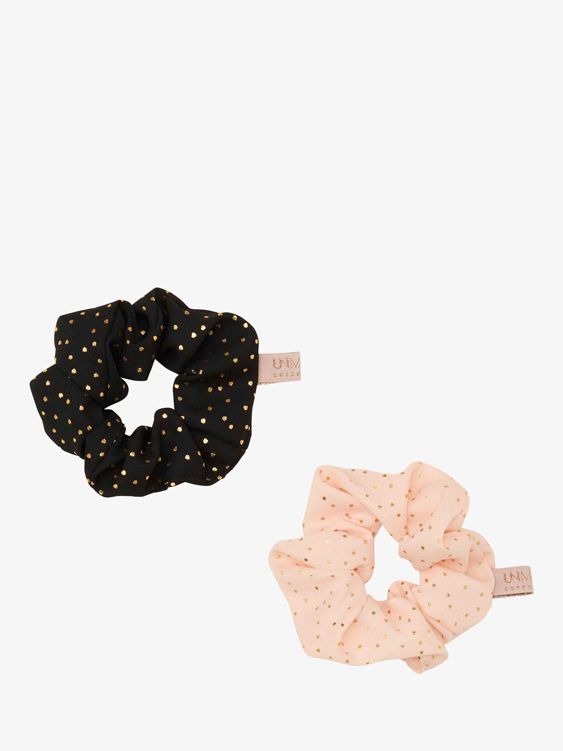 Unmade Copenhagen Vicca Spot Print Scrunchies, Pack of 2