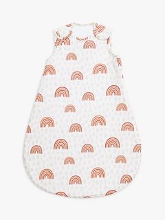 John Lewis ANYDAY Rainbow Print Baby Sleeping Bag, 2.5 Tog, Multi, 0-6 months