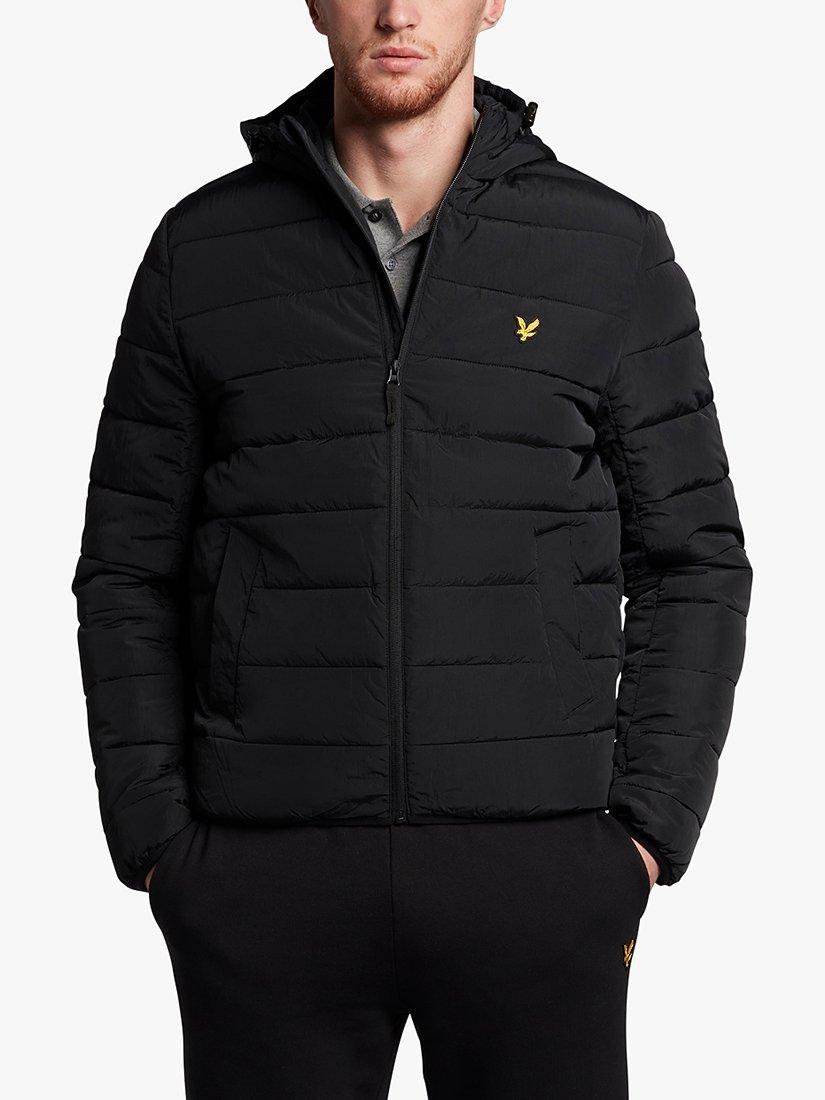 Lyle & Scott Lightweight Puffer Jacket, Z865 Jet Black