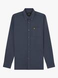 Lyle & Scott Plain Fannel Shirt, Gunmetal