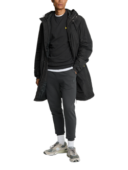 Lyle & Scott Logo Crew Neck Cotton Sweatshirt - view 2, Gunmetal