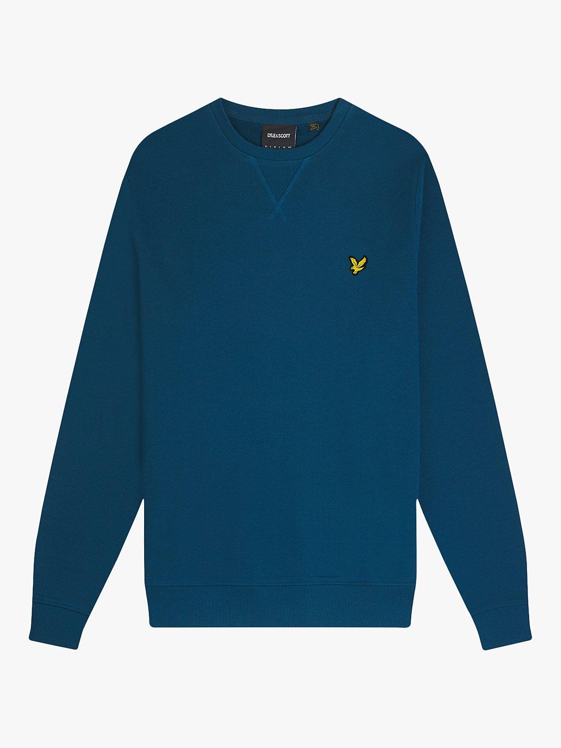 Product image 1 of 1, which shows Lyle & Scott Crew Neck Sweatshirt, Apres Navy, XXL