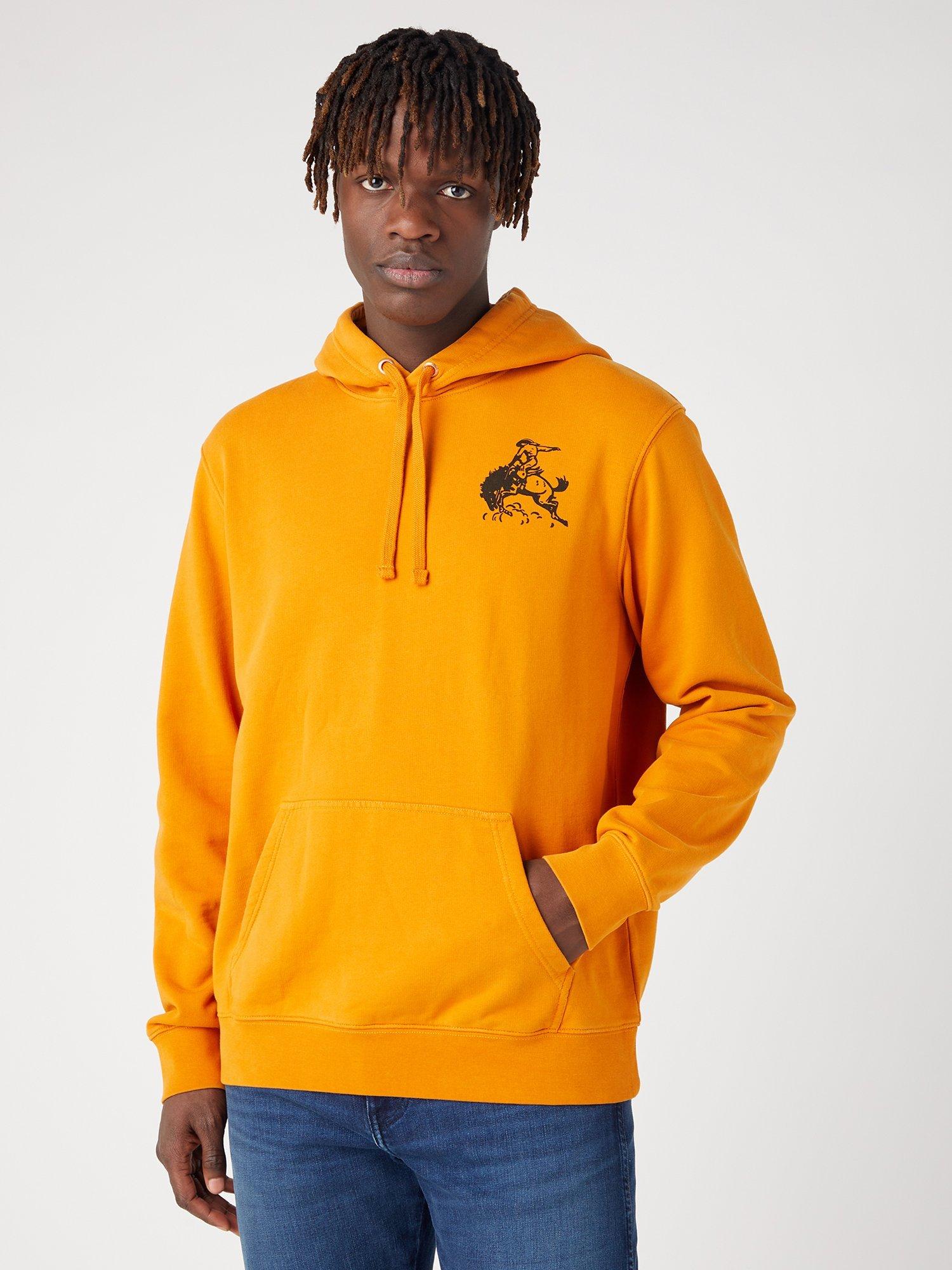 Wrangler Relaxed Logo Hoodie, Golden