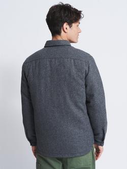 Aubin Radstock Wool Overshirt, Grey - view 2, Grey