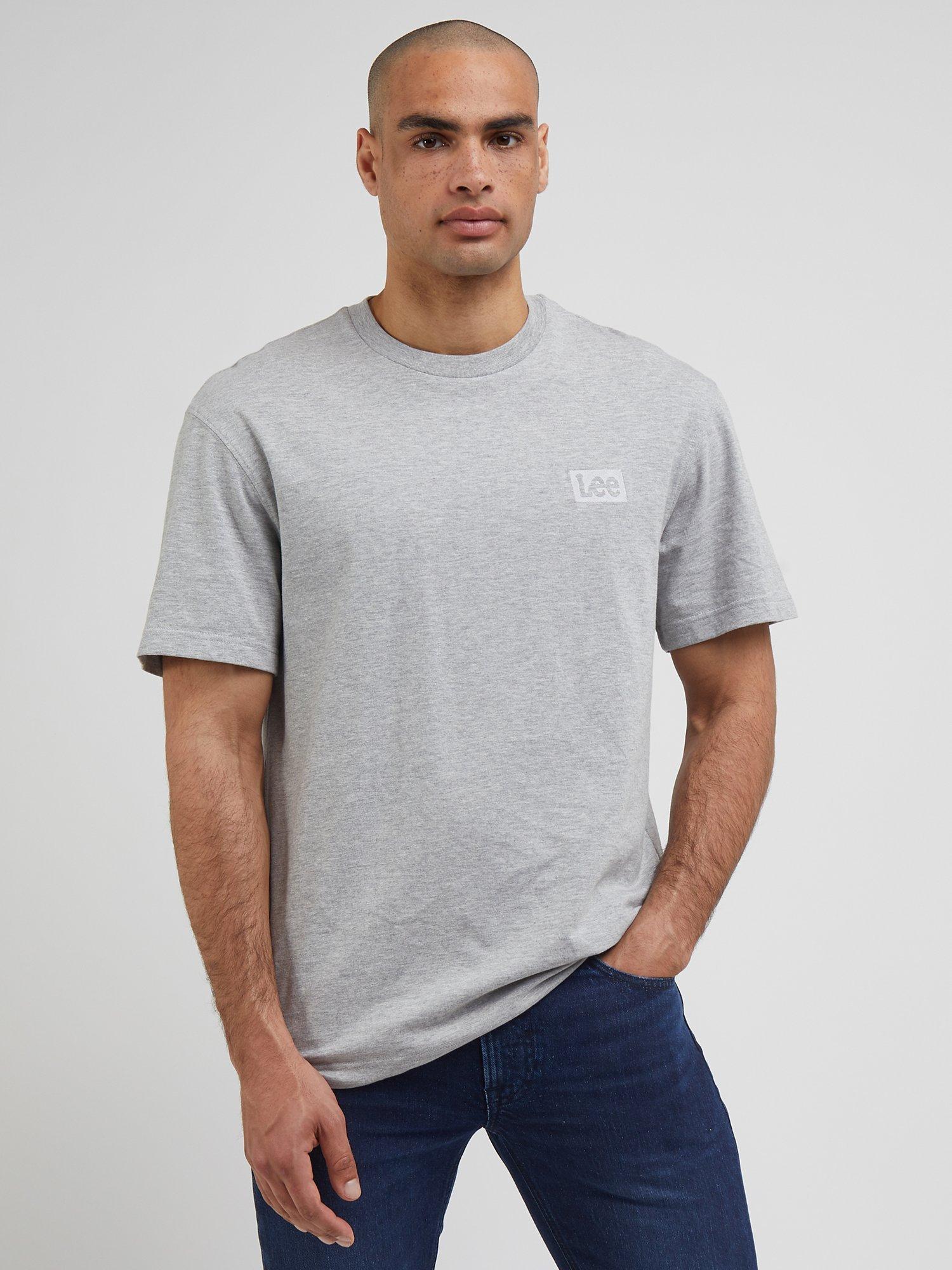 Lee Plain Loose T-Shirt, Grey
