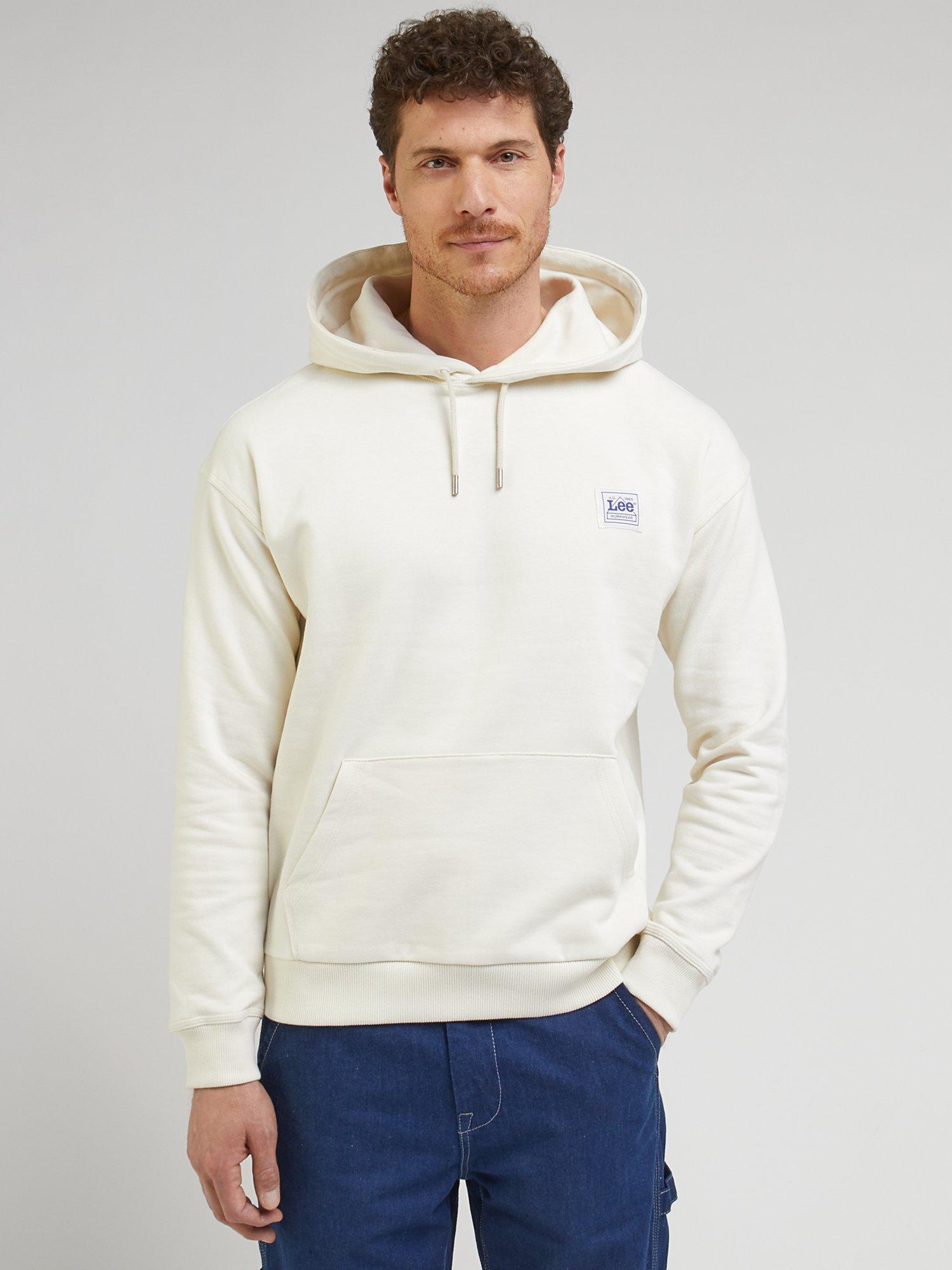 Lee Workwear Hoodie, Ecru