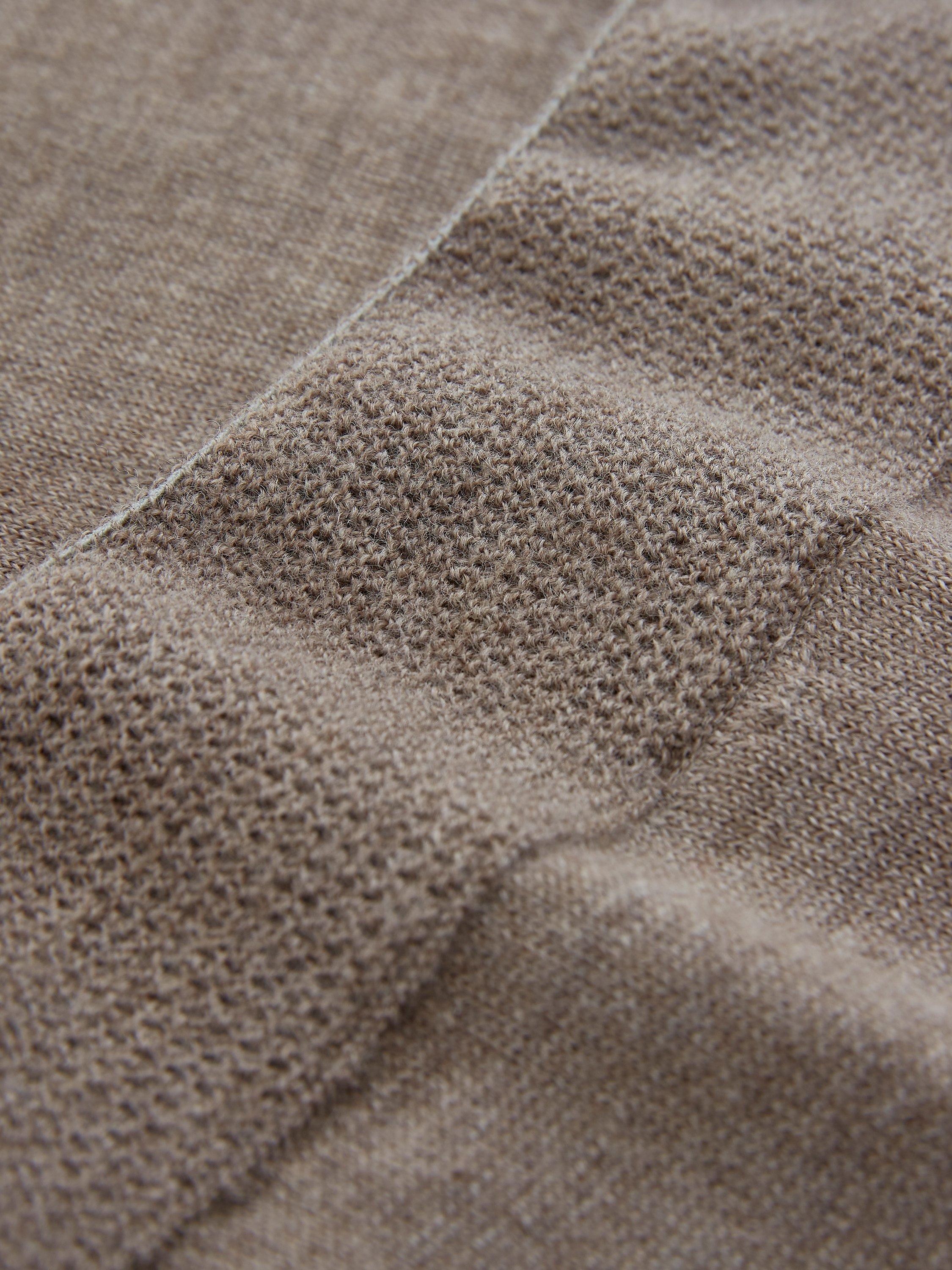 Product image 6 of 9, which shows Celtic & Co. Merino Wool Midi Skirt, Biscuit, XS