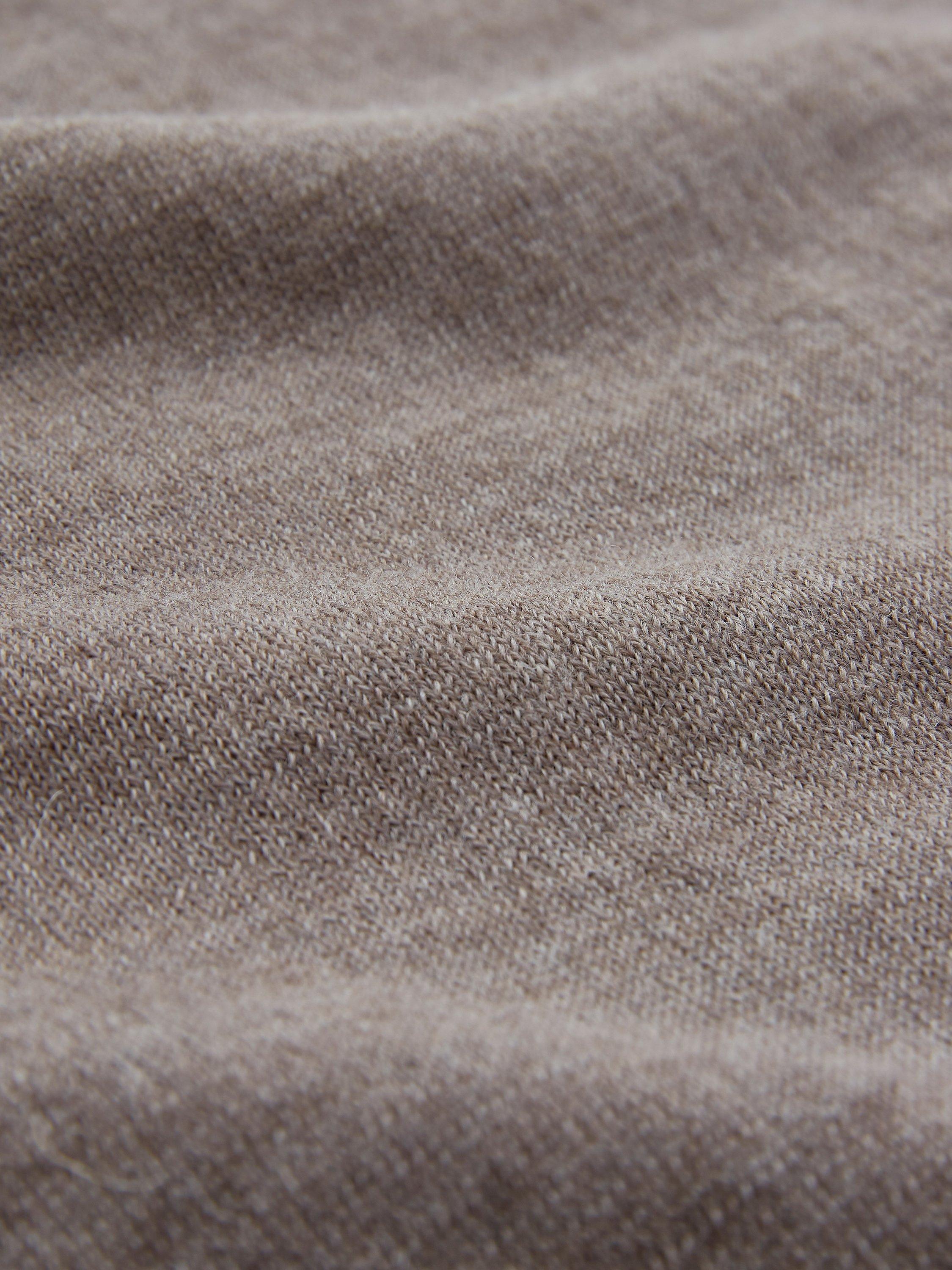 Product image 7 of 9, which shows Celtic & Co. Merino Wool Midi Skirt, Biscuit, XS