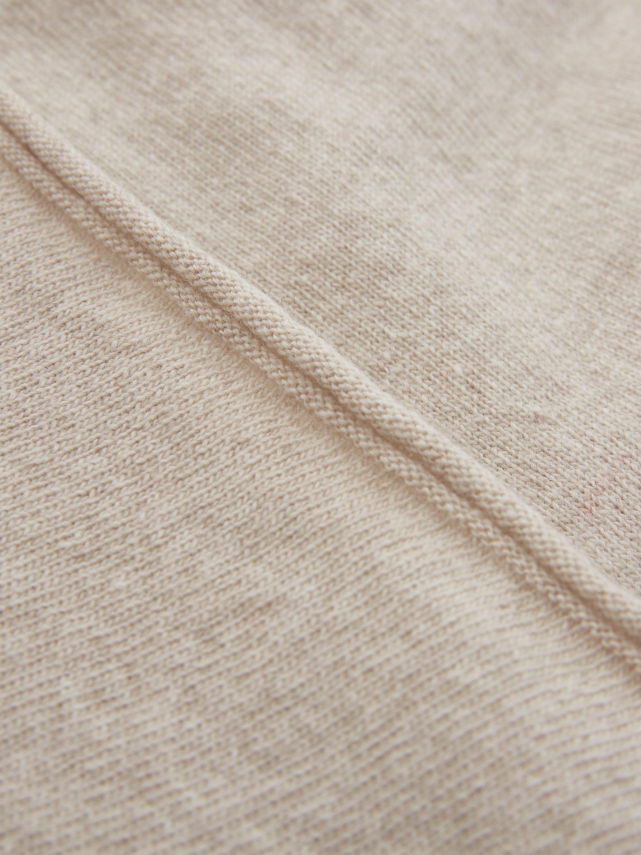 Celtic & Co. Slouch Wool Crew Neck Jumper, Oatmeal, XS