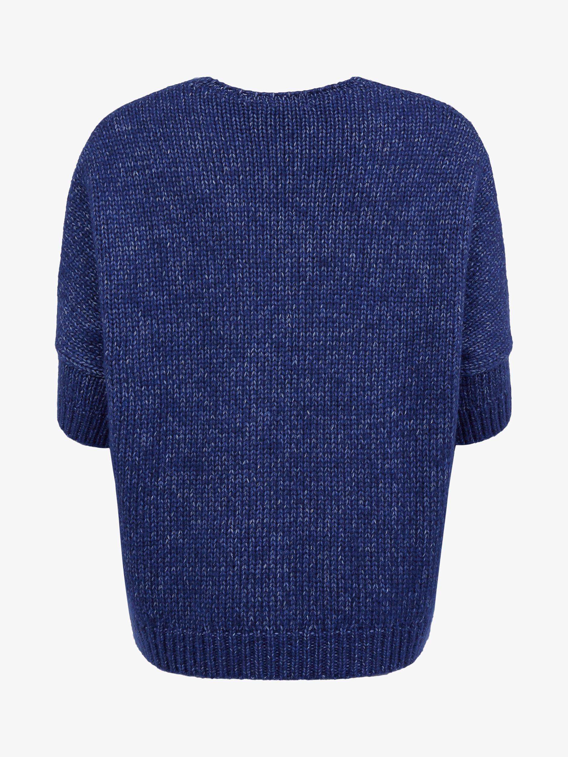 Celtic & Co. Luxe Wool Blend Jumper, Indigo, XS