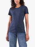 Celtic & Co. Organic Cotton Short Sleeve Crew T-Shirt, Navy