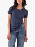 Celtic & Co. Organic Cotton Short Sleeve Crew T-Shirt, Navy
