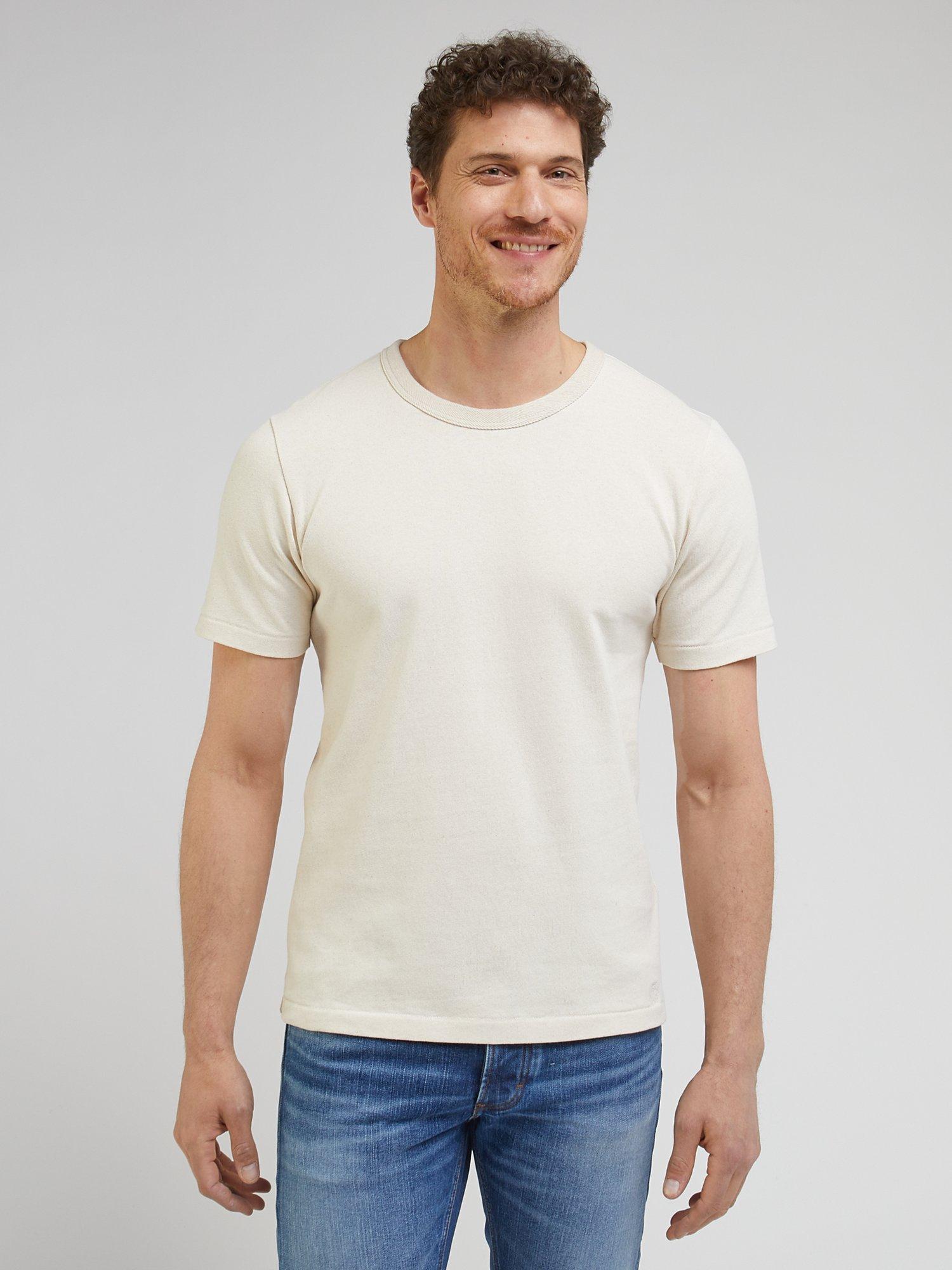 Lee 101 Core T-Shirt, Ecru
