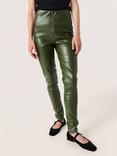 Soaked In Luxury Kaylee Slim Fit Leggings, Green