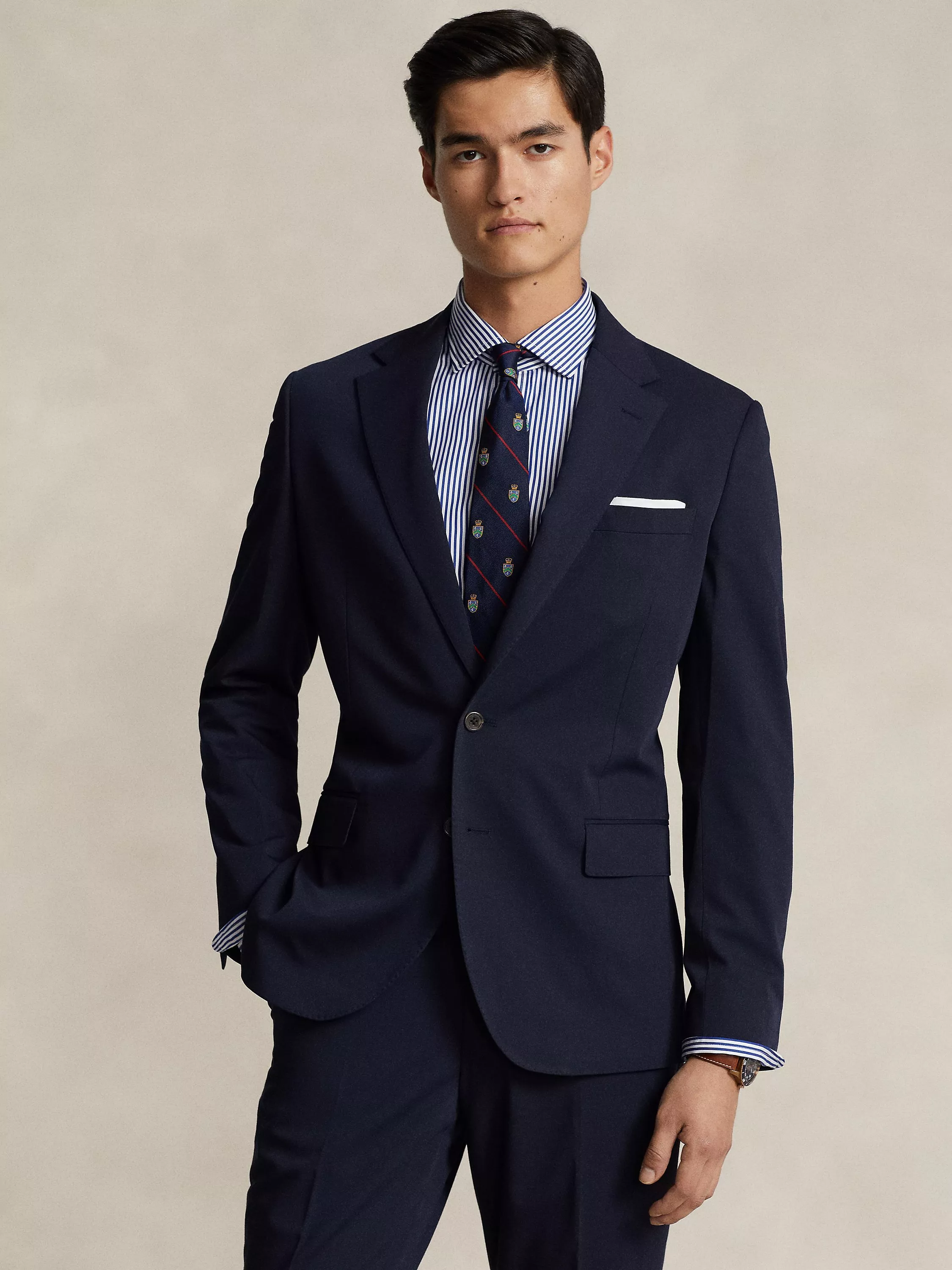 Polo wool twill suit hotsell