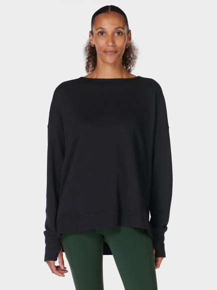 Sweaty Betty Cross Back Jumper, Black, Black