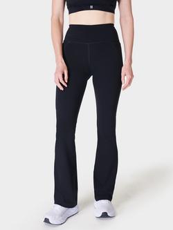 Sweaty Betty Power 32" Gym Bootcut Trousers, Black