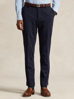 Polo Ralph Lauren Performance Stretch Twill Trousers, Navy/Grey, Navy/Grey
