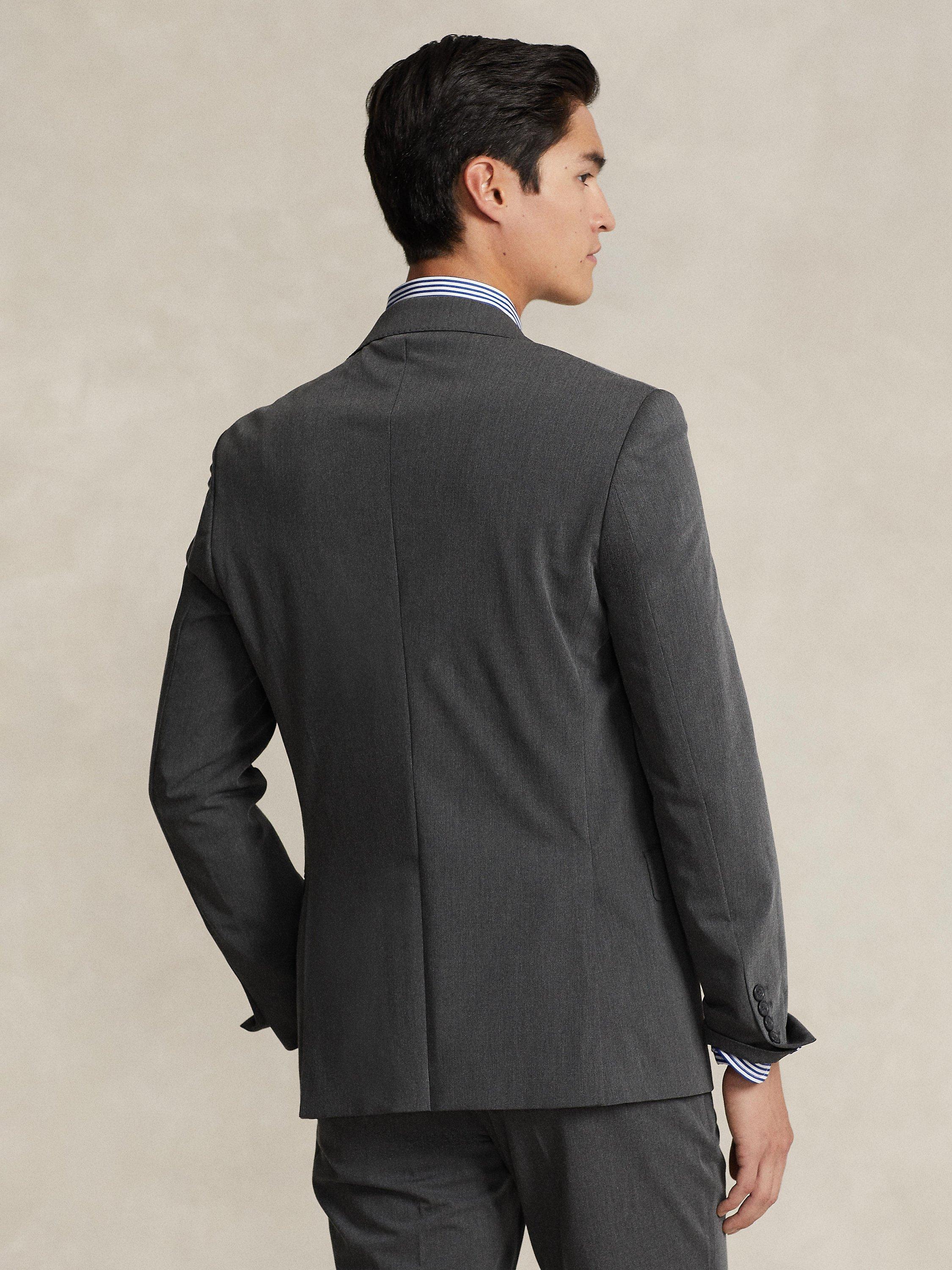Product image 2 of 6, which shows Polo Ralph Lauren Modern Tailored Fit Suit Jacket, Navy/Grey, 38R