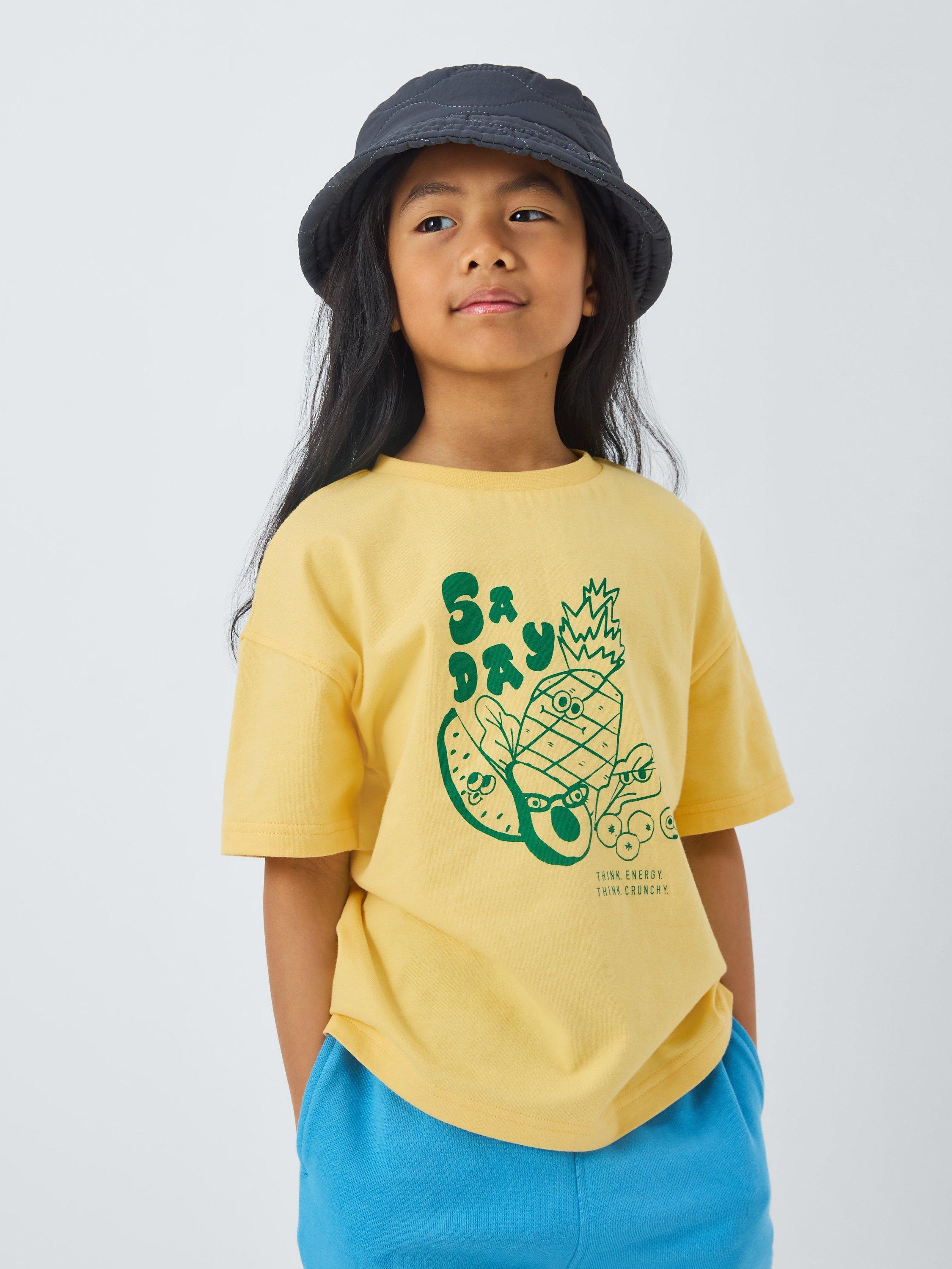 John Lewis ANYDAY Kids' 5 a Day T-Shirt, Sundress