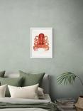 EAST END PRINTS Natural History Museum 'Octopus' Framed Print