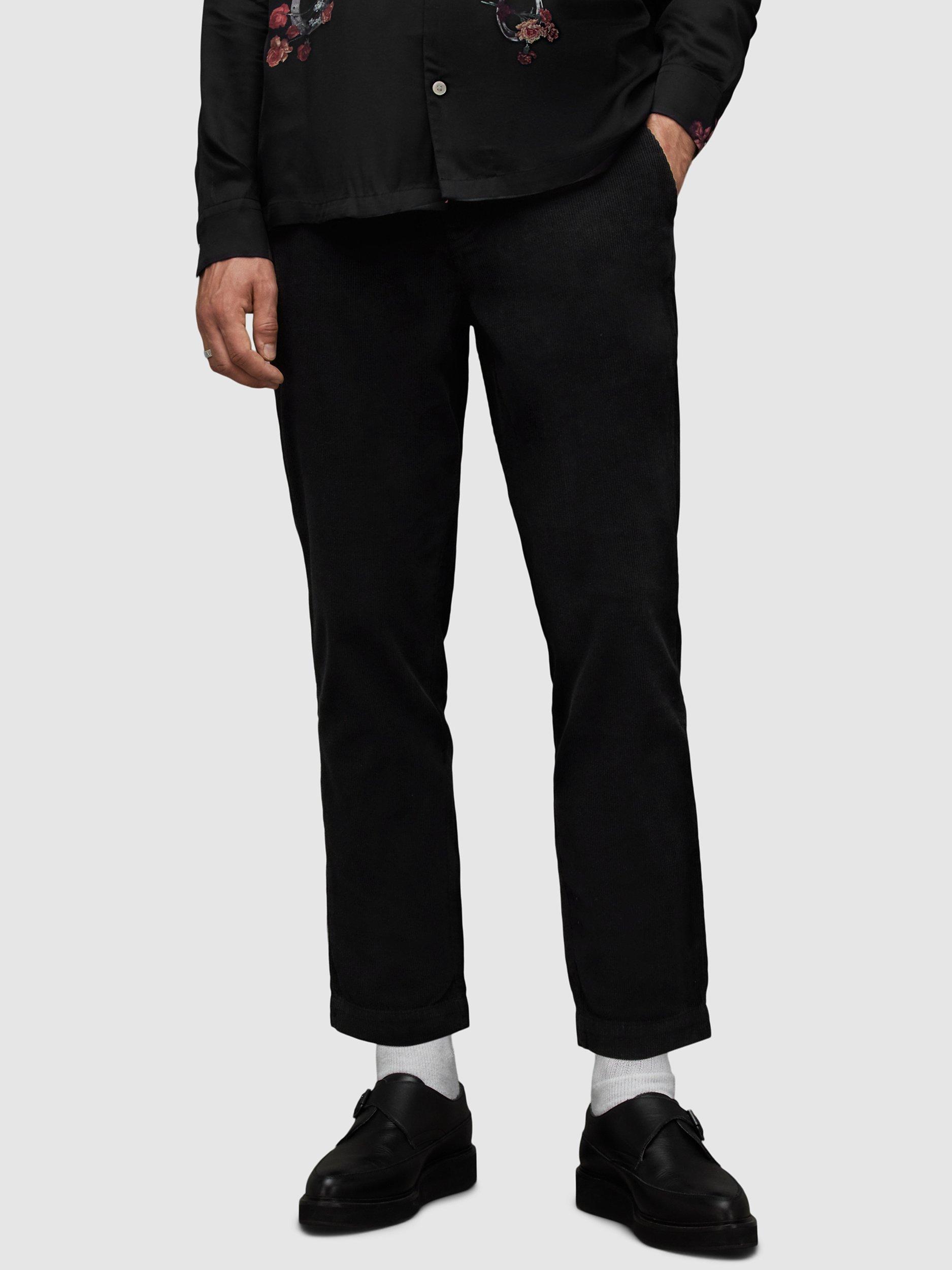 AllSaints Sleid Trousers, Black