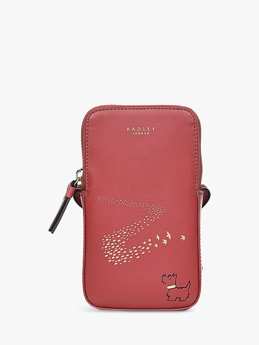 Radley Take Flight Cross Body Phone Bag, Copper Pink, One Size