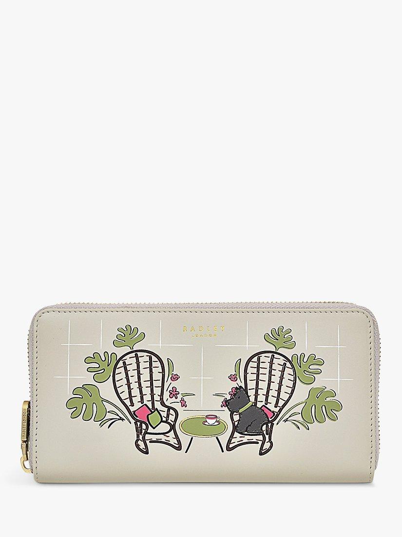 Radley The Atrium Large Zip Around Matinee Purse, Pumice