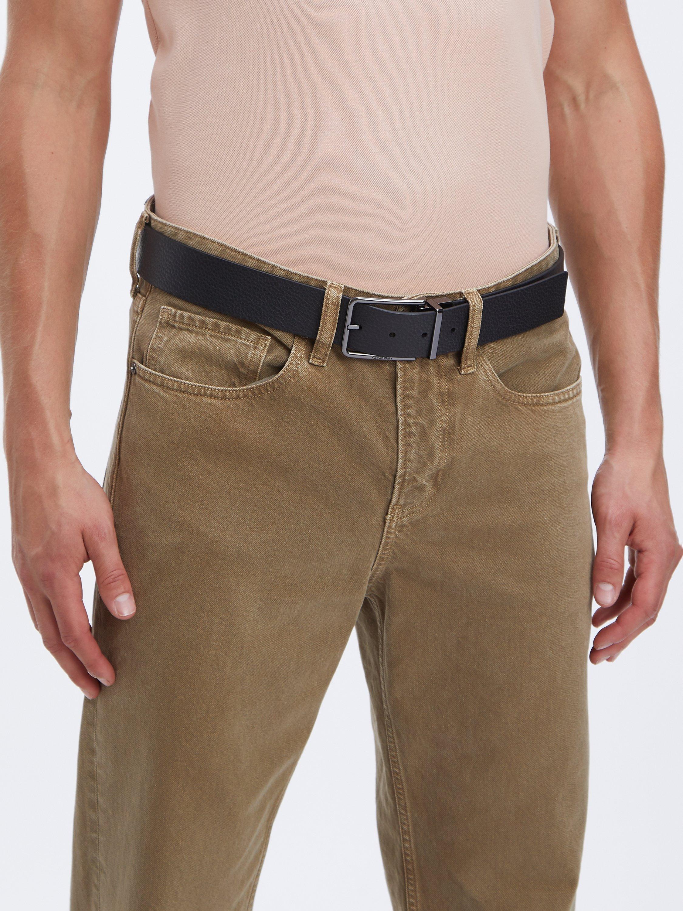Product image 2 of 2, which shows Calvin Klein 40MM Leather Belt, Black, 35
