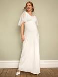 Tiffany Rose Vintage Cape Maternity Wedding Dress, Ivory