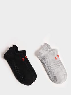 Sweaty Betty Gripper Cotton Socks, Pack of 2, Black/Multi