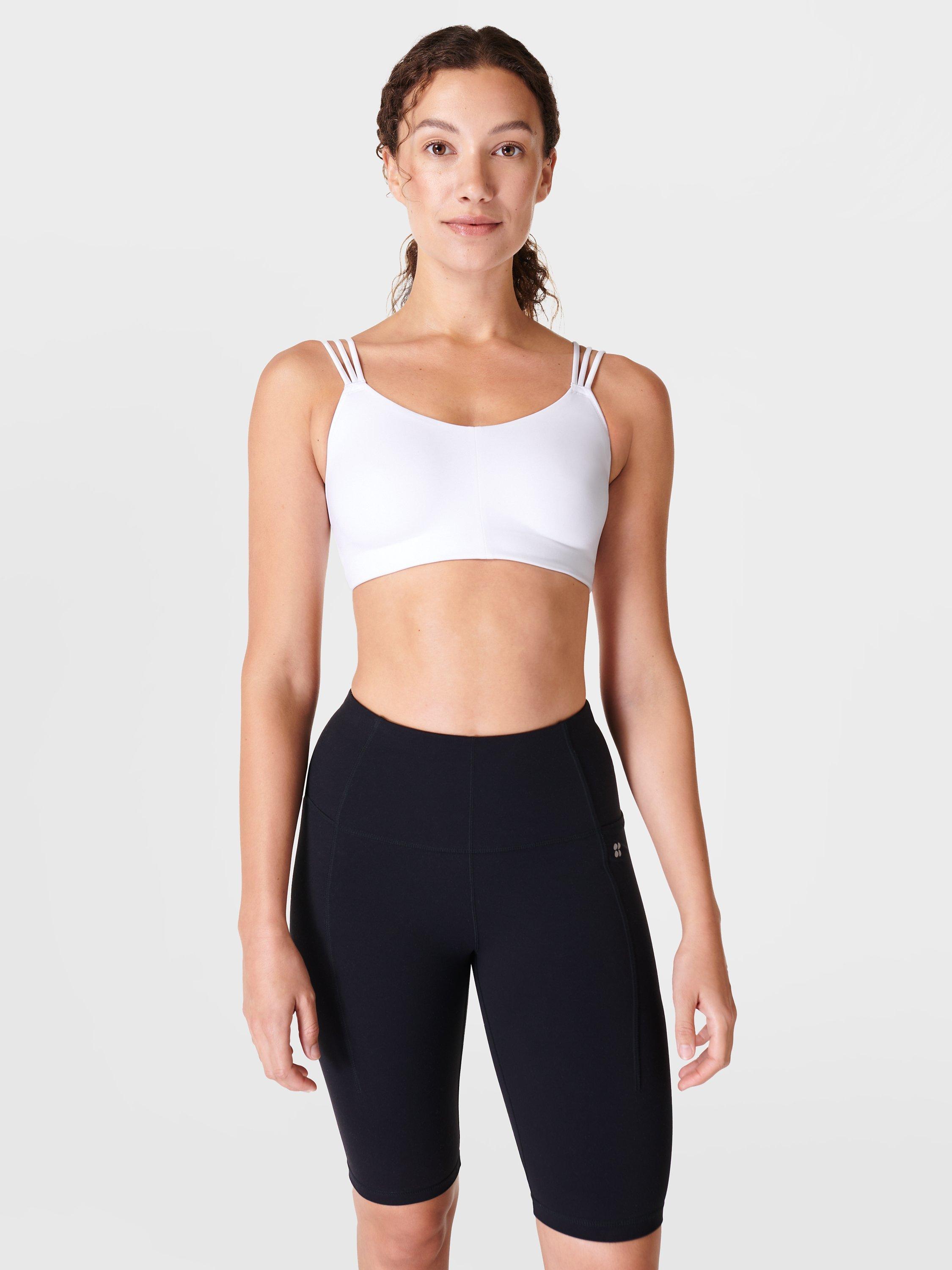Sweaty Betty Oh So Soft Yoga Sports Bra, White