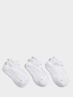 Sweaty Betty Workout Trainer Socks, Pack of 3, White